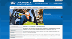 Desktop Screenshot of mhdmanpower.com